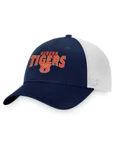 Men's Top of the World Navy Auburn Tigers Breakout Trucker Snapback Hat