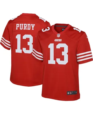 Youth Boys Nike Brock Purdy Scarlet San Francisco 49ers Game Jersey