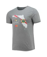 Men's Ahead Heathered Gray Arnold Palmer Invitational Florida State Flag Tri-Blend T-shirt