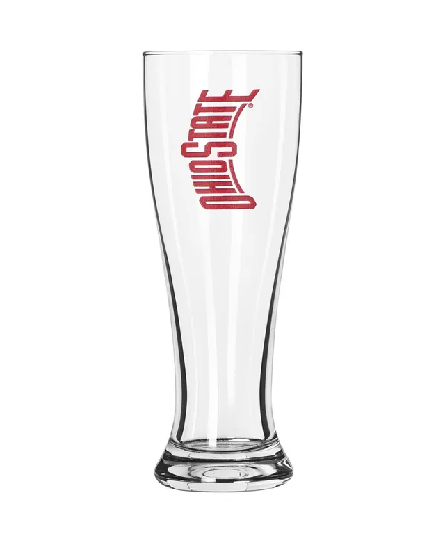 Ohio State Buckeyes Team Color 2-Pack 16oz. Pint Glass Set