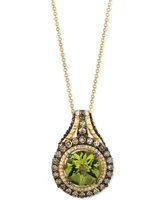 Le Vian Green Apple Peridot (3-1/2 ct. t.w.), Chocolate Diamonds (1