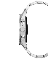 Citizen Unisex Cz Smart Wear Os Stainless Steel Bracelet Smart Watch 45mm - Silver