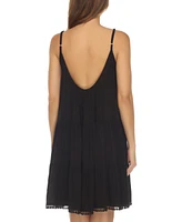 Raviya Women's Tiered Sleeveless Cover-Up Dress