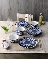Noritake Bluefjord 12-Piece Dinnerware Set, Service for 4