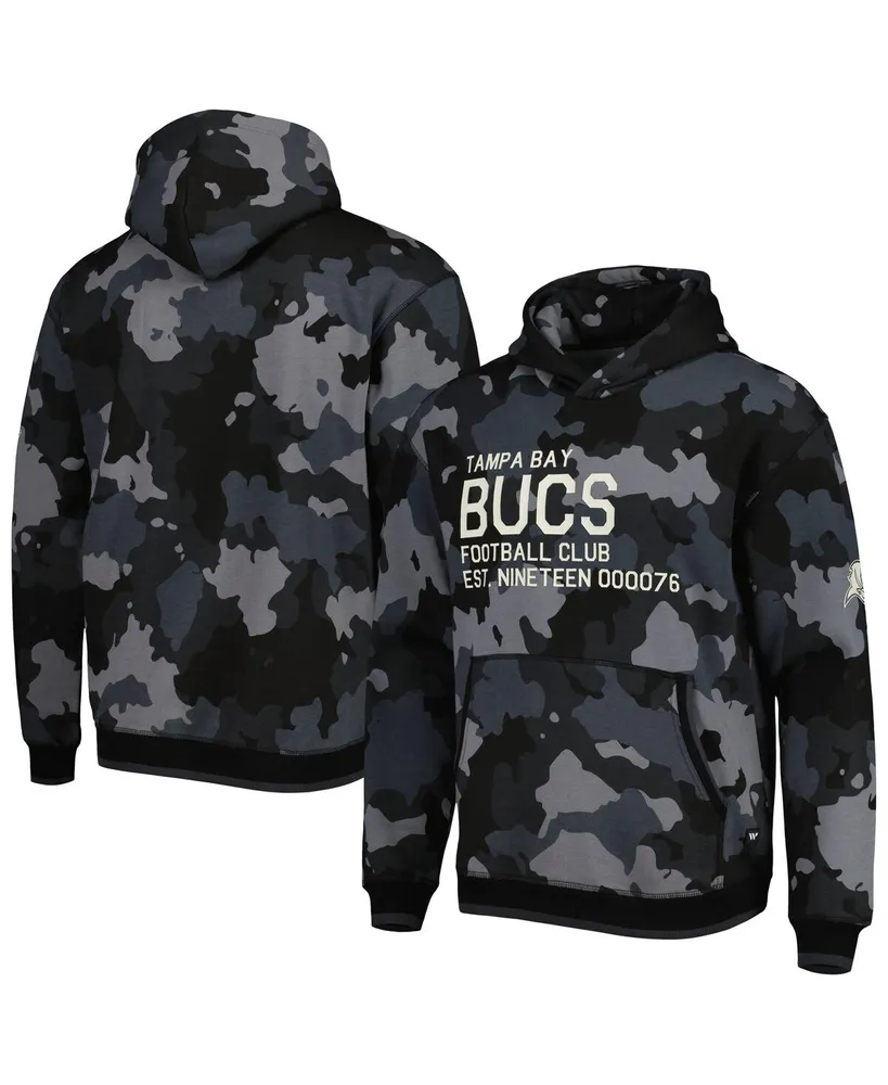 Men's The Wild Collective Black Chicago Bears Camo Pullover Hoodie