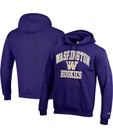 Men's Champion Purple Washington Huskies High Motor Pullover Hoodie