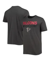 Men's '47 Brand Charcoal Atlanta Falcons Dark Ops Super Rival T-shirt