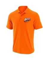 Men's Orange Buffalo Bandits Primary Logo Polo Shirt