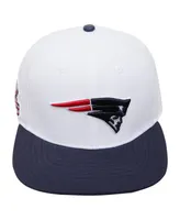 Men's Pro Standard White, Navy New England Patriots 2Tone Snapback Hat