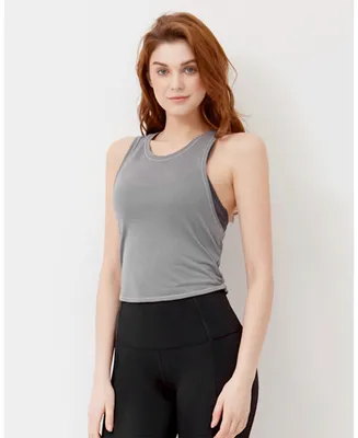 Rebody Active Women's Bat to Back Crop Tank for Women