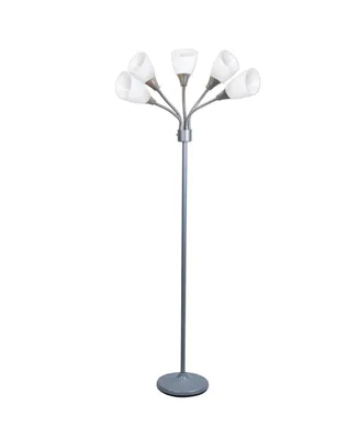 Lightaccents Modern Multi Head Floor Lamp 5 Light Adjustable Medusa Standing Lamp