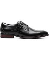 Stacy Adams Men's Karcher Plain Toe Monk Strap Slip-On Dress Shoes