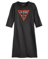 Guess Big Girls Triangle Long Sleeve T-shirt Dress