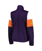 Women's G-iii 4Her by Carl Banks Purple Phoenix Suns Change Up Full-Zip Track Jacket