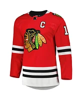 Men's adidas Jonathan Toews Red Chicago Blackhawks Captain Patch Home Authentic Pro Player Jersey