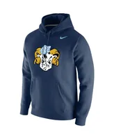 Men's Nike Navy North Carolina Tar Heels Vintage-Like School Logo Pullover Hoodie