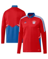 Men's adidas Red Bayern Munich Training Aeroready Quarter-Zip Top