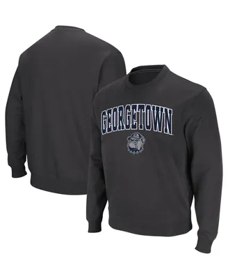 Colosseum Men's Georgetown Hoyas Arch and Logo Crew Neck Sweatshirt