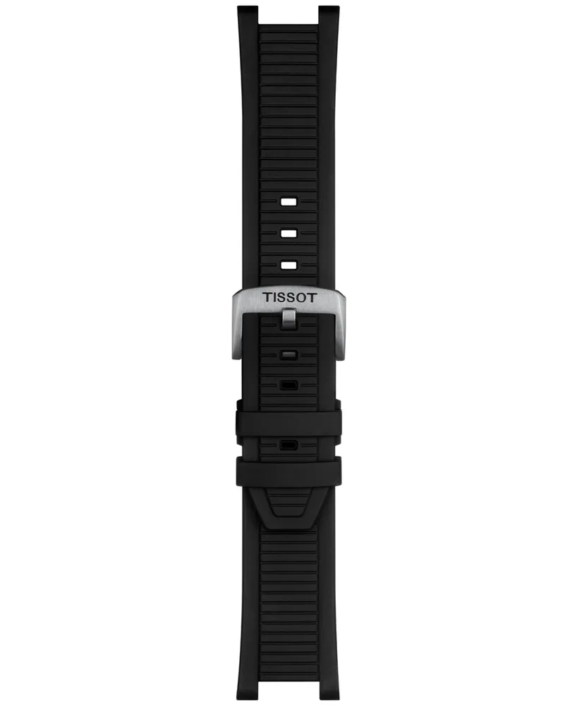 Tissot Men's Swiss Chronograph T-Race Black Strap Watch 45mm