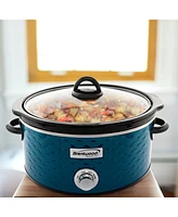 Brentwood Appliances 3.5 Quart Diamond Pattern Electric Slow Cooker