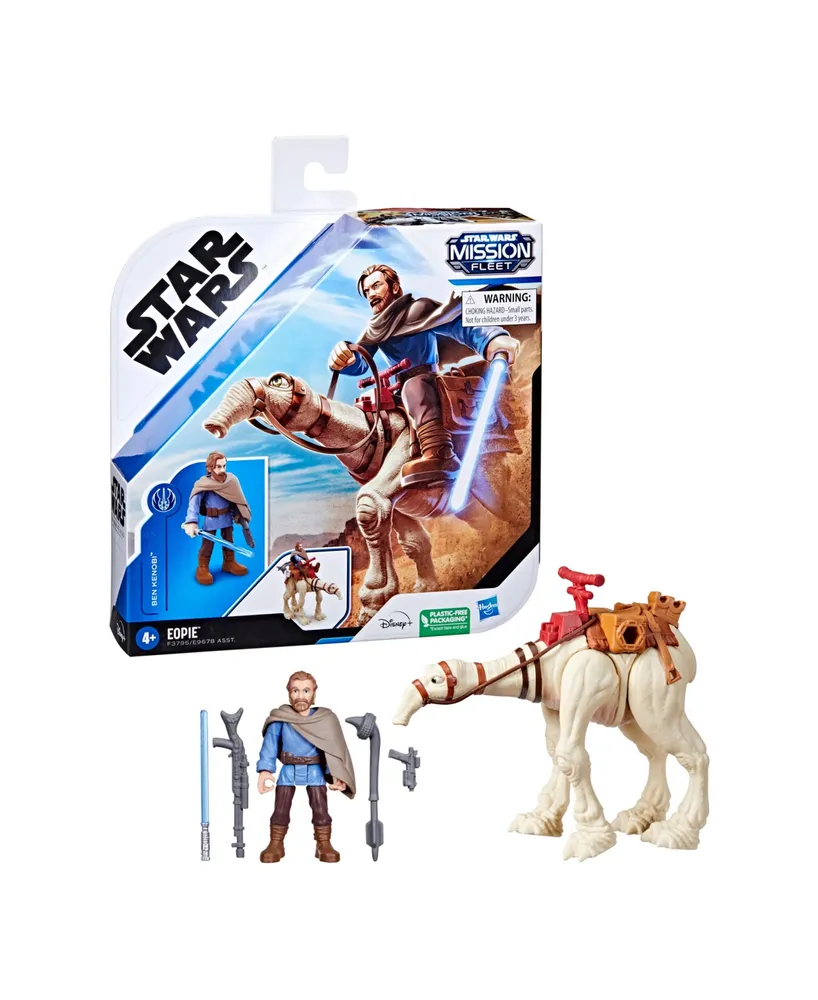 Star Wars Mission Fleet Ben Kenobi with Eopie Toy