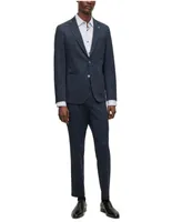 Boss by Hugo Men's Checked Stretch Cloth Slim-Fit Jacket