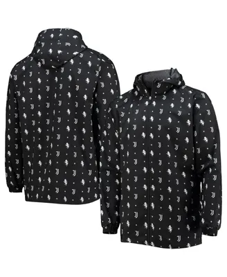 Men's adidas Black Juventus Aeroready Full-Zip Hoodie Windbreaker Jacket