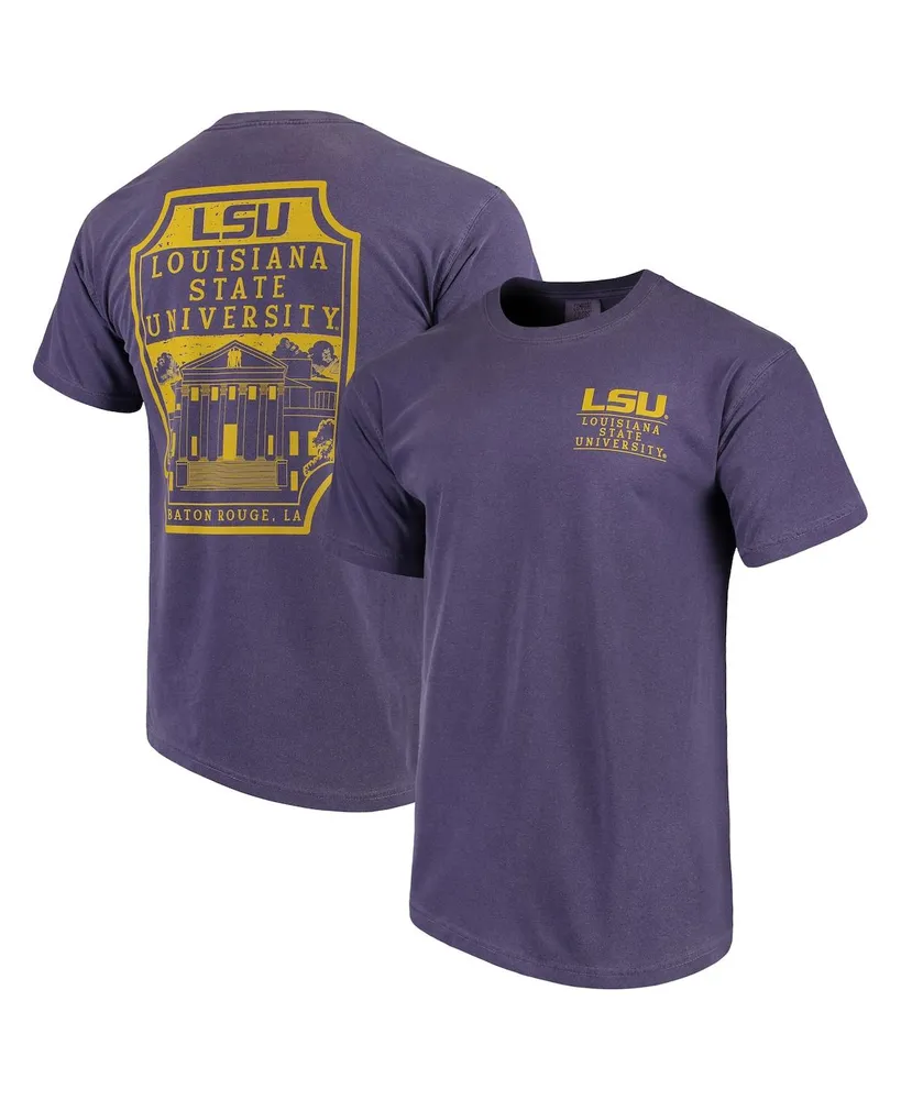 Men's Purple Lsu Tigers Comfort Colors Campus Icon T-shirt