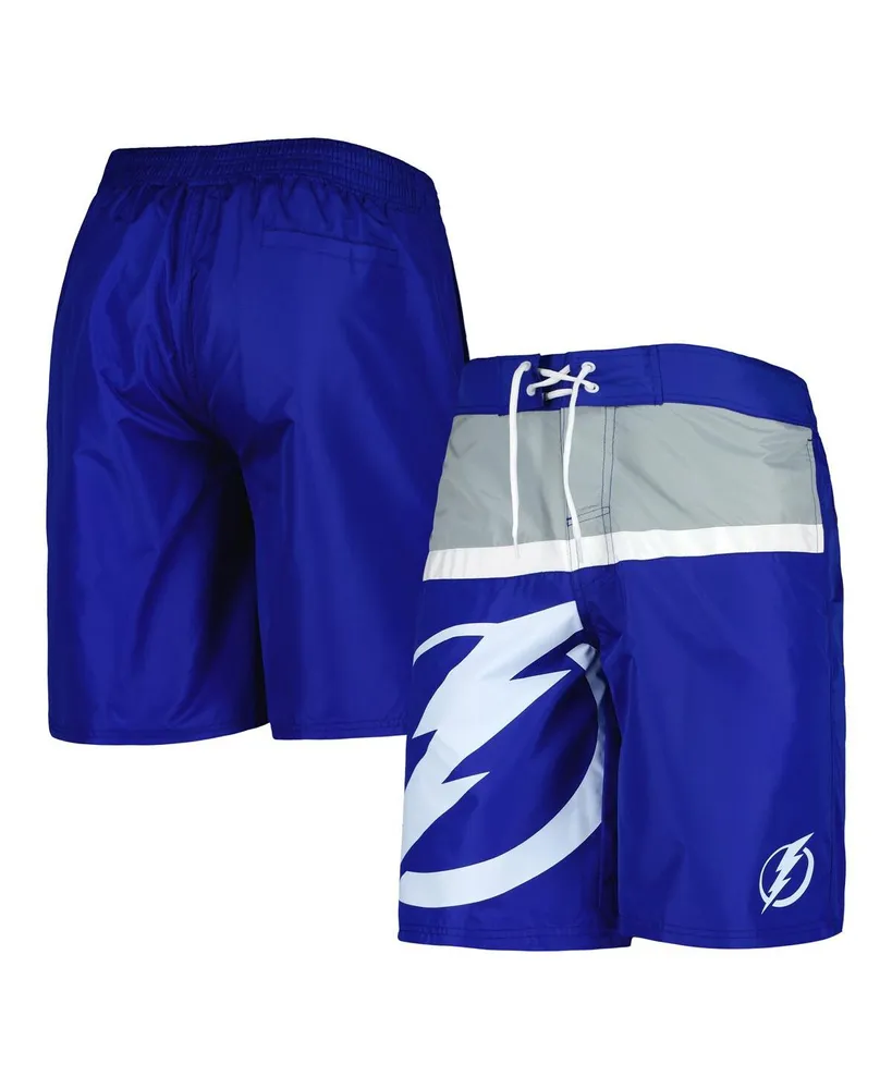 Men's Starter Blue Tampa Bay Lightning Sea Wind Swim Trunks