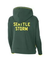 Women's Nike Green Seattle Storm Full-Zip Knit Jacket