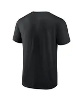 Men's Fanatics Black, White Las Vegas Raiders Long and Short Sleeve Two-Pack T-shirt
