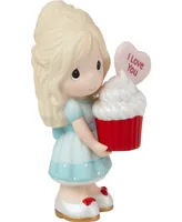 Precious Moments 222001 You Bake Me Happy Blonde Girl Porcelain Figurine