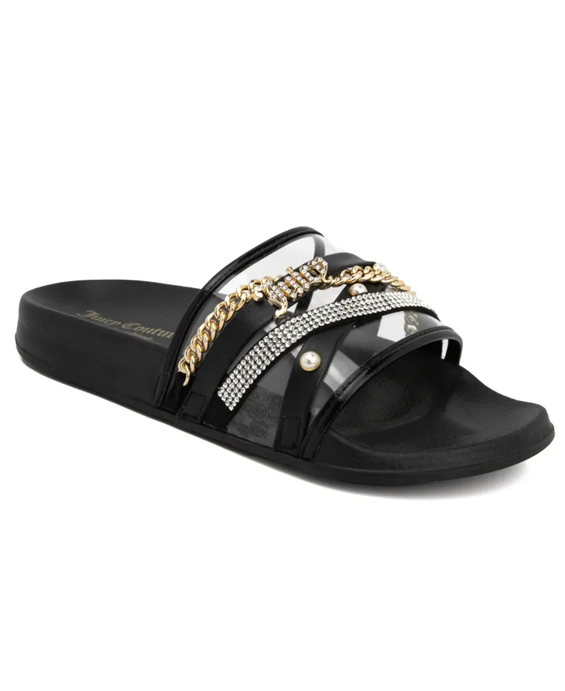 Juicy Couture | Shoes | Juicy Couture Black Sandals | Poshmark