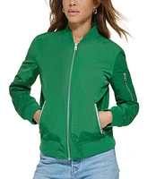 Levi's Women's Lightweight Zip-Detail Bomber Jacket