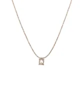 Ettika Minimal Glass 18K Gold Plated Adjustable Necklace