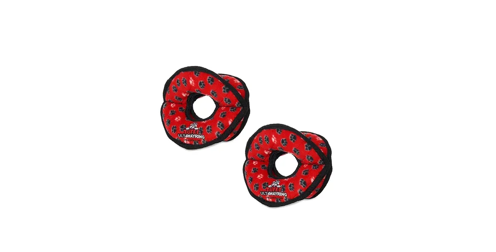 Tuffy Ultimate 4WayRing Red Paw