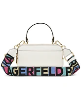 Karl Lagerfeld Paris Simone Lunchbox Double Zip Crossbody