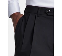 Michael Kors Men's Pleated Solid Classic Fit Pants