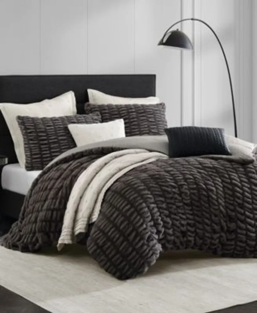 Karl Lagerfeld Paris Ruched Comforter Sets