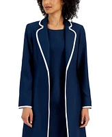 Le Suit Jacquard Framed Sheath Dress Suit, Available Regular and Petite Sizes