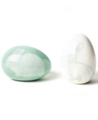 Coton Colors by Laura Johnson Speckled Eggs Sage Set/ 2