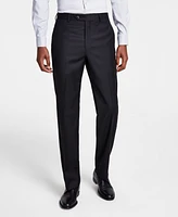 Michael Kors Men's Classic-Fit Wool-Blend Stretch Solid Suit Pants