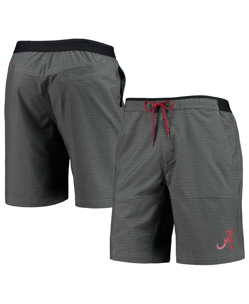 Men's Columbia Heathered Gray Alabama Crimson Tide Twisted Creek Omni-Shield Shorts