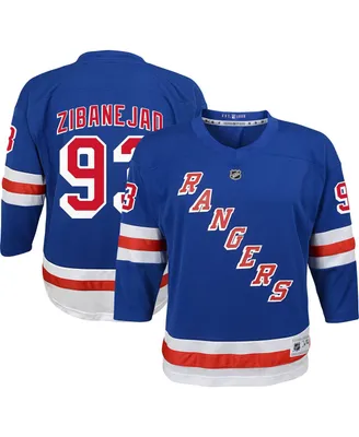 Big Boys Mika Zibanejad Blue New York Rangers Home Replica Player Jersey