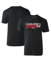 Men's Stewart-Haas Racing Team Collection Heather Charcoal Ryan Preece Hot Lap T-shirt