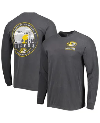 Men's Black Missouri Tigers Circle Campus Scene Long Sleeve T-shirt