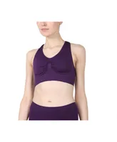 MeMoi Women's Lleva Seamless Shaping Racerback Sports Bra