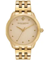 Olivia Burton Women's Celestial Starlight Ion Plated Gold-Tone Steel Watch 36mm