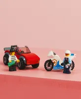 Lego City Police Police Bike Car Chase 60392 Toy Building Set with Police and Crook Minifigures