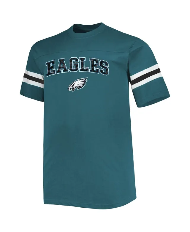 Philadelphia Eagles Profile Big & Tall Two-Sided T-Shirt - Midnight Green